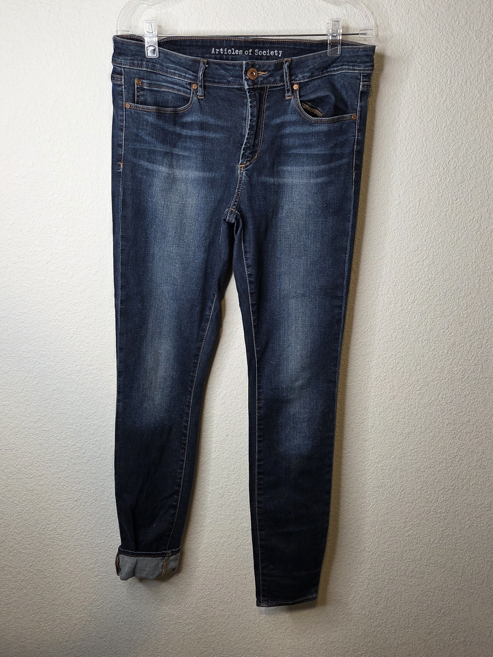 Articles of Society Women's Dark Blue Slim Jeans Size 30